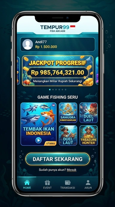 Screenshot antarmuka pengguna tempur99 yang memudahkan navigasi.